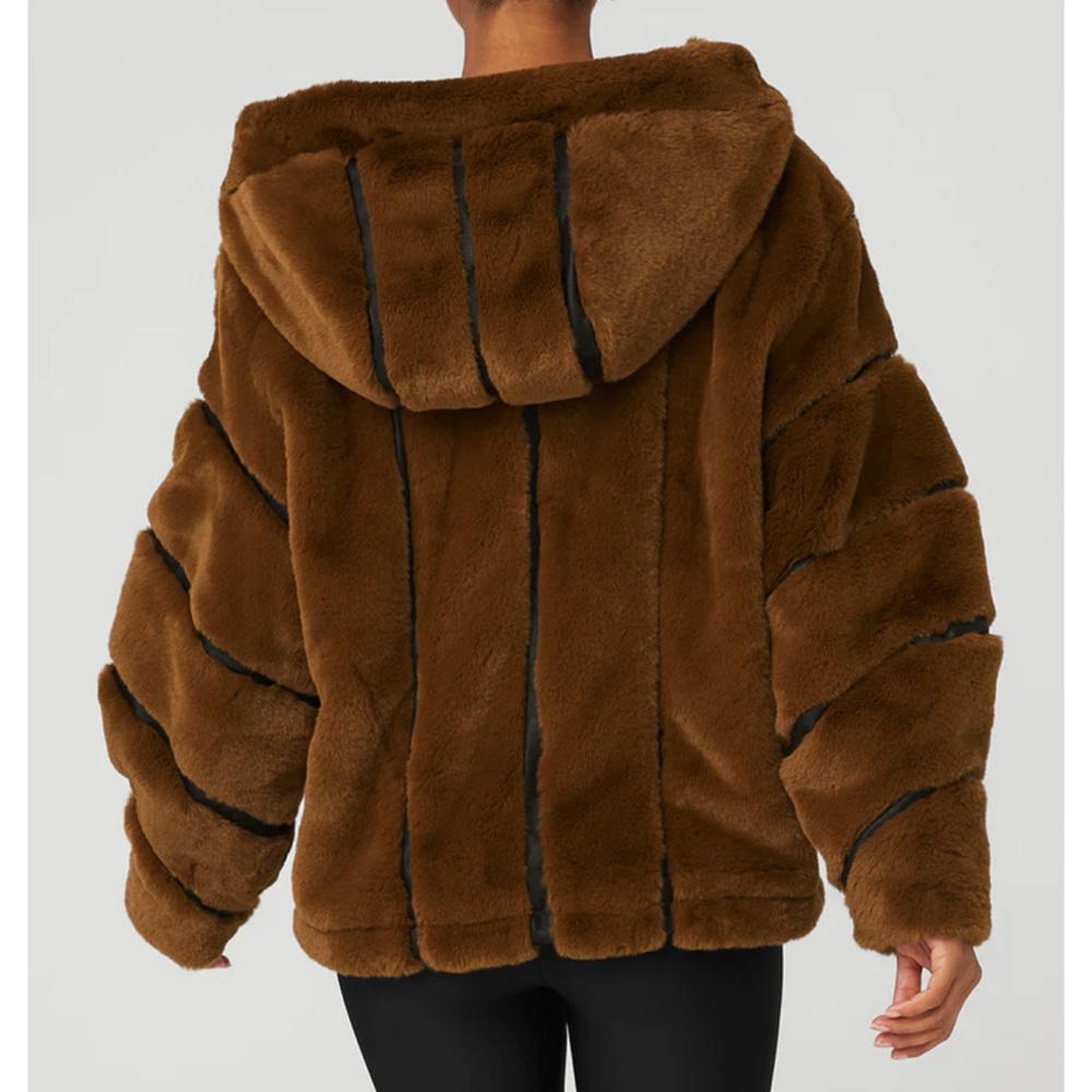 Knock Out faux fur alo jacket L